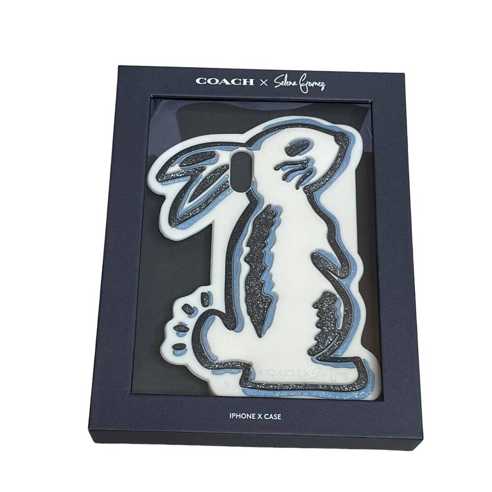 COACH BUNNY SILICON CASE FITS IPHONE X CASE